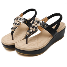 Load image into Gallery viewer, Fashion Metal Buckle Thick Bottom Sandals