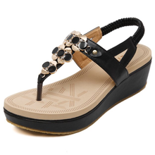 Load image into Gallery viewer, Fashion Metal Buckle Thick Bottom Sandals