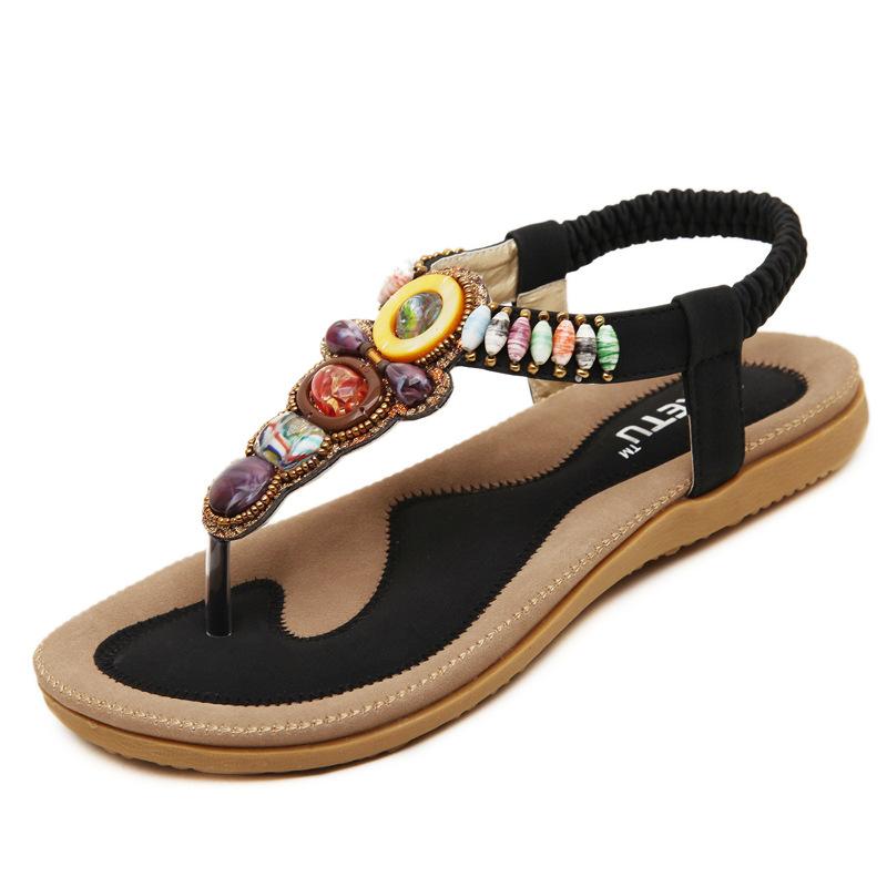 Bohemia Bead Style Herringbone Sandals